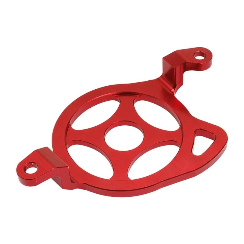 Vented Aluminum Motor Guard Cover for Electric Dirt Bikes, Lower Motor Plate with Debris Contact Deflection Layout Detail