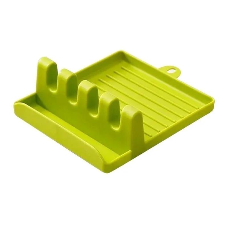 Porte-ustensiles de cuisine pour cuillères/fourchettes/spatules – Support à baguettes avec base antidérapante – Support organisateur
