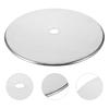 Induction Cooker Sinking Ring 28.5cm Stainless Steel Thickened Anti Overflow Hot Pot Table Repair Ring Induction Plate Adapter