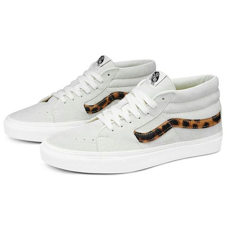 Vans Sk8-Mid Retro High-Top Casual Canvas Shoes Unisex Sneakers White VN0A3WM3033