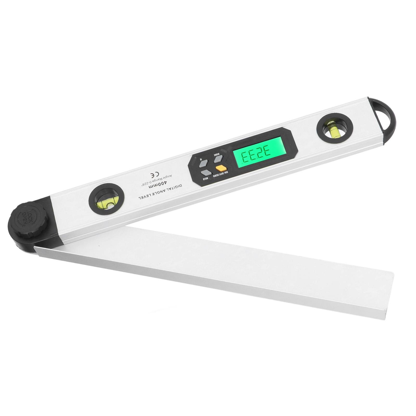 Digital Angle Protractor Aluminum Alloy Digital s Tool 0‑225 degrees High Definition LCD Screen