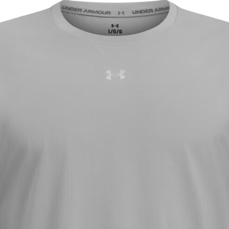 Under Armour Cool Mesh Loose Round Neck Versatile Sleeveless Vest Men Tops Modern-Gray 6007548-011