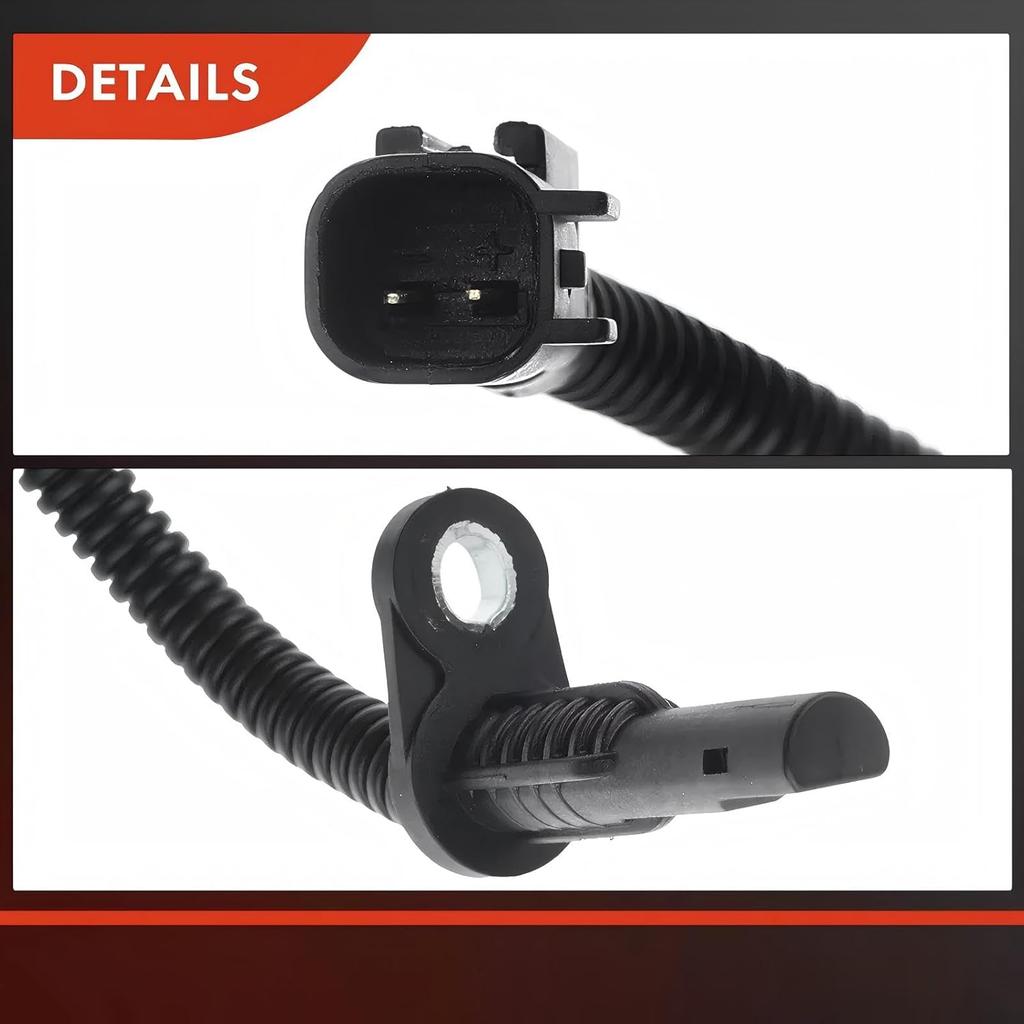 4pcs Front and Rear ABS Wheel Speed Sensor ABS Skid Control Sensor Wire Compatible for Ram 1500 2013-2018,for Ram 1500 Classic 2019 Replace