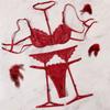 Erotic Lingerie Sets For Women Lace Garters Transparent Bra And Panty Set Female Porno Costumes Deep V Halter Sexy Underwear Set