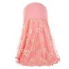 Muslim Children Kids 2 Layer Girls Islamic Scarf Arab Shawls Hijab For 7-11-Year Muslim Children