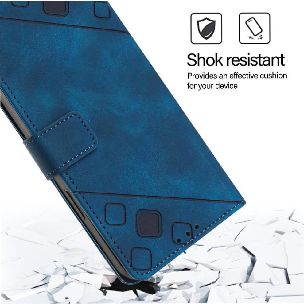 (Blue) Case for Samsung Galaxy A16 4g/5g Magnetic Leather Card Holder Wallet Flip Cover