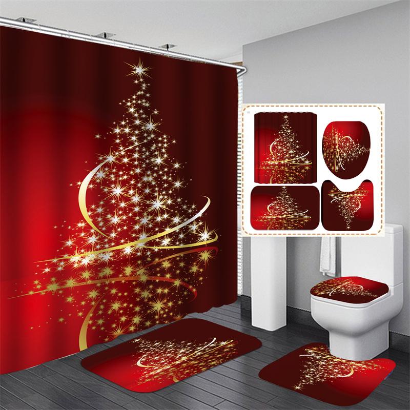 Afroamericano Afro Sexy Chica Negra Mujeres Arte Diseño Arte Graffiti Juego de Cortinas de Ducha para Baño Alfombrillas Alfombras Tapa de Inodoro Poliéster con Ganchos