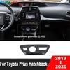 For Toyota Prius Hatchback Carbon Fiber Car Center Console Gear Shift Box Panel Cover Trim Interior Accessories
