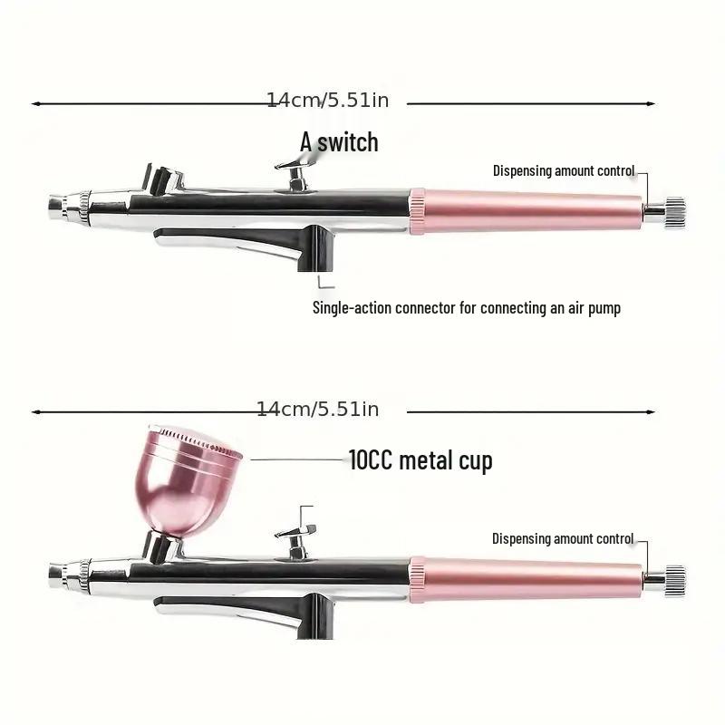 Airbrush Nozzle Oxygen Infusion & Hydration Spray Gun Accessory