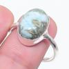 Larimar Gemstone 925 Sterling Silver Jewelry Ring Size 7