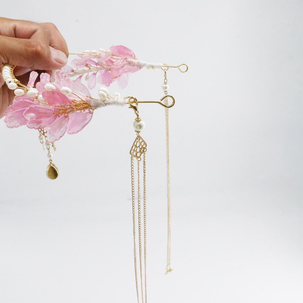 Cosplay Props Temperament Princess Women Headwear Hanfu Headband Hair Accessories Wedding Headdress