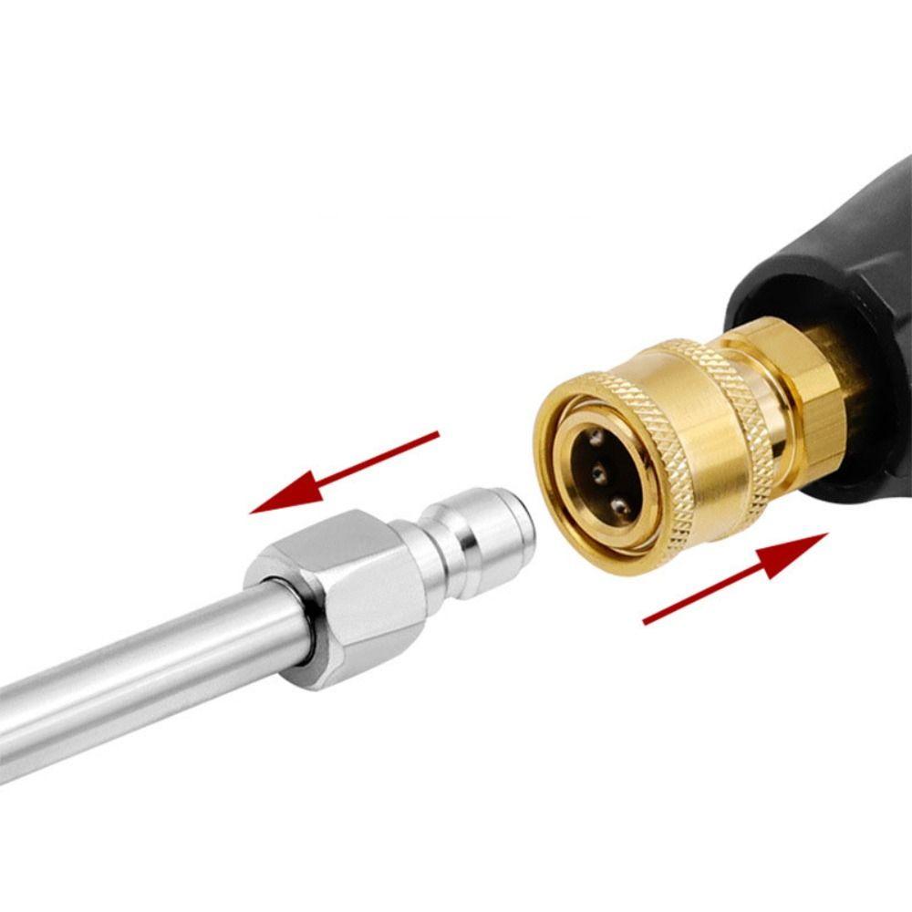 Multi-Angled High Pressure Washer Nozzle 360 ° Rotatable Car Washer Extension Wand Water Broom