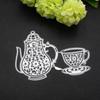 Teapot Teacup Metal Cutting Dies for DIY Scrapbook Cutting Die Paper Cards Embossed Decorative Craft Die Cut