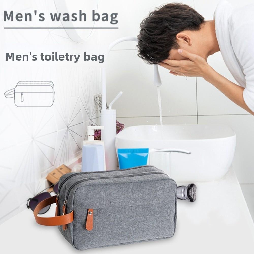 Cosmetic Storage Men Wash Bag Oxford Cloth Makeup Bag Simple Fashion Travel Storage Bag  Toiletries