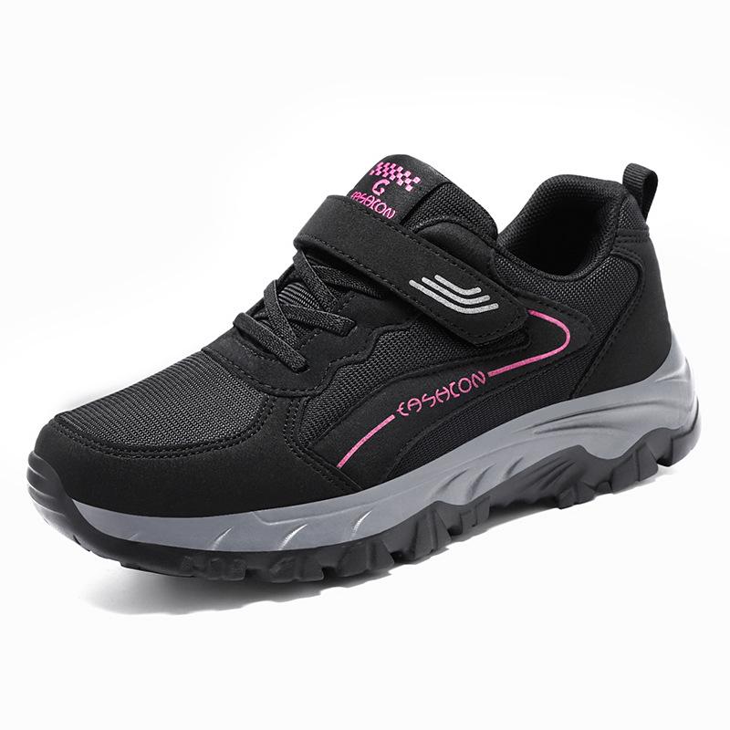 Velcro Summer Walking Shoes for Middle-Aged and Elderly Women - Sporty Mountaineering Style