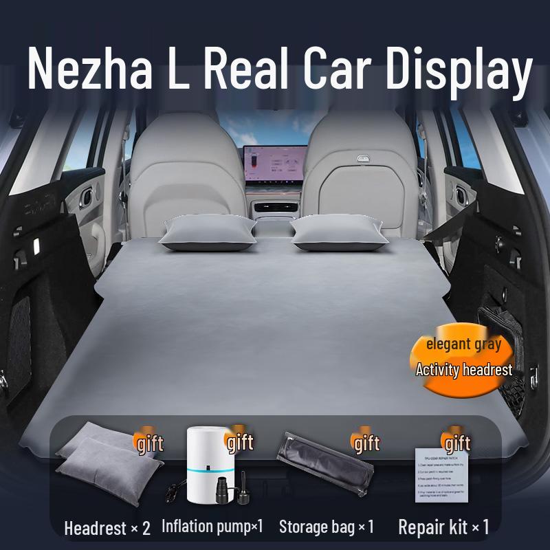 Nezha L Car Air Mattress - Auto Inflatable Sleeping Pad for Rear Seat or Trunk Suitable for Nezha L
