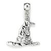 Harry Potter Sorting Hat Slider Charm Silver