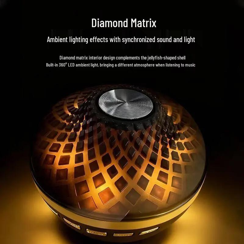 SooPii Wireless Desktop Bluetooth Speaker with Ambient Light (CN version)