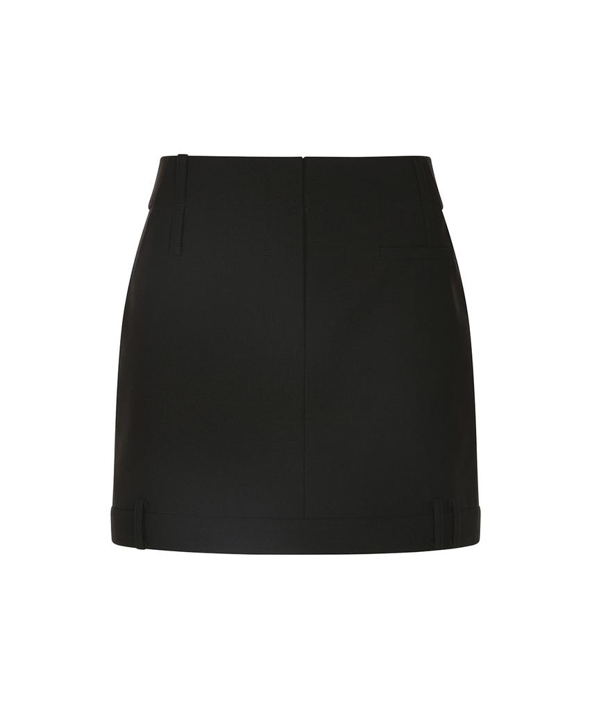 Yusentig H-Line Mini Skirt Black Oe3As11310
