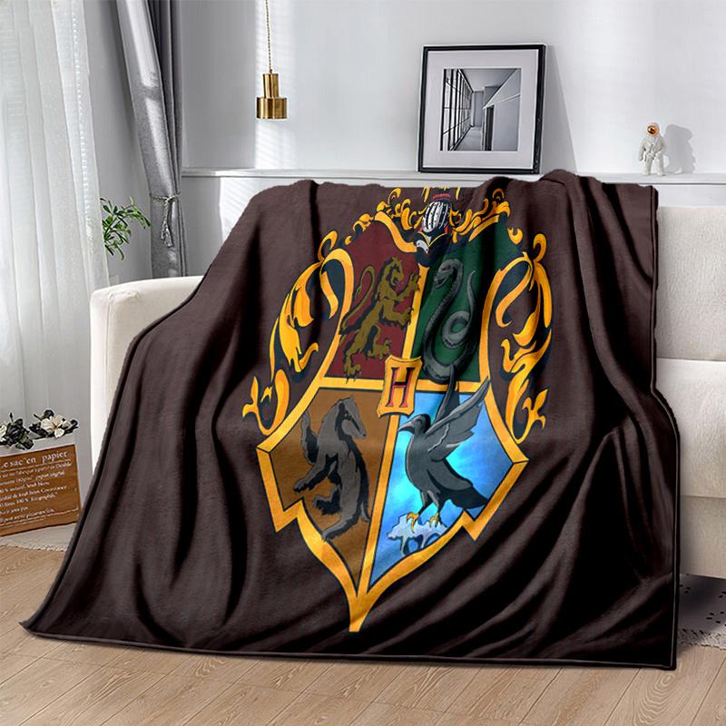 Harry Potter Hogwarts House Crests WallpapersPrint Blanket, Soft Blanket For Sofa Office Bed And Travelling Daughter Birthday Gift esj153