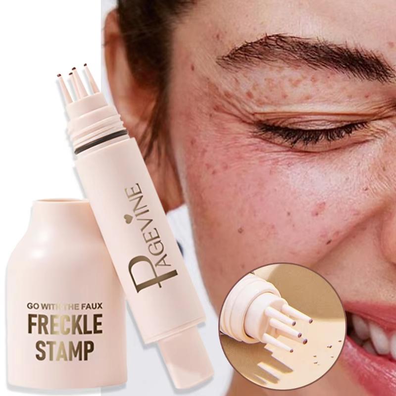 Five-point Freckle Stamp Pen Natural Simulation Instant Freckle Liquid Fake Dot Spot Comb Seal Waterproof Quick Dry Makeup Tool