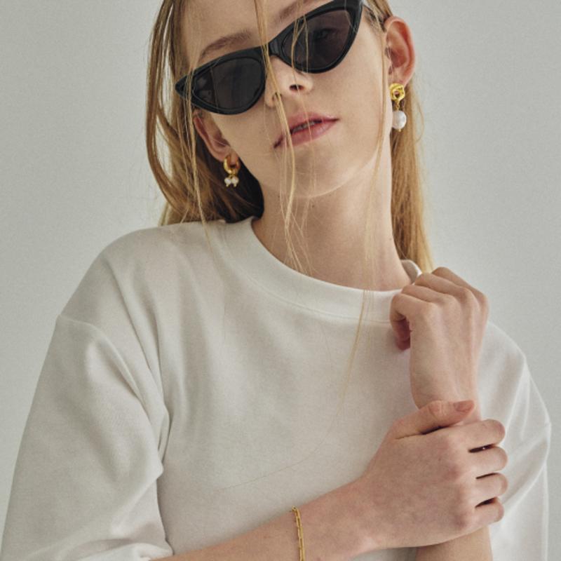 Modern Everyday Malachite Heart Charm Bracelet