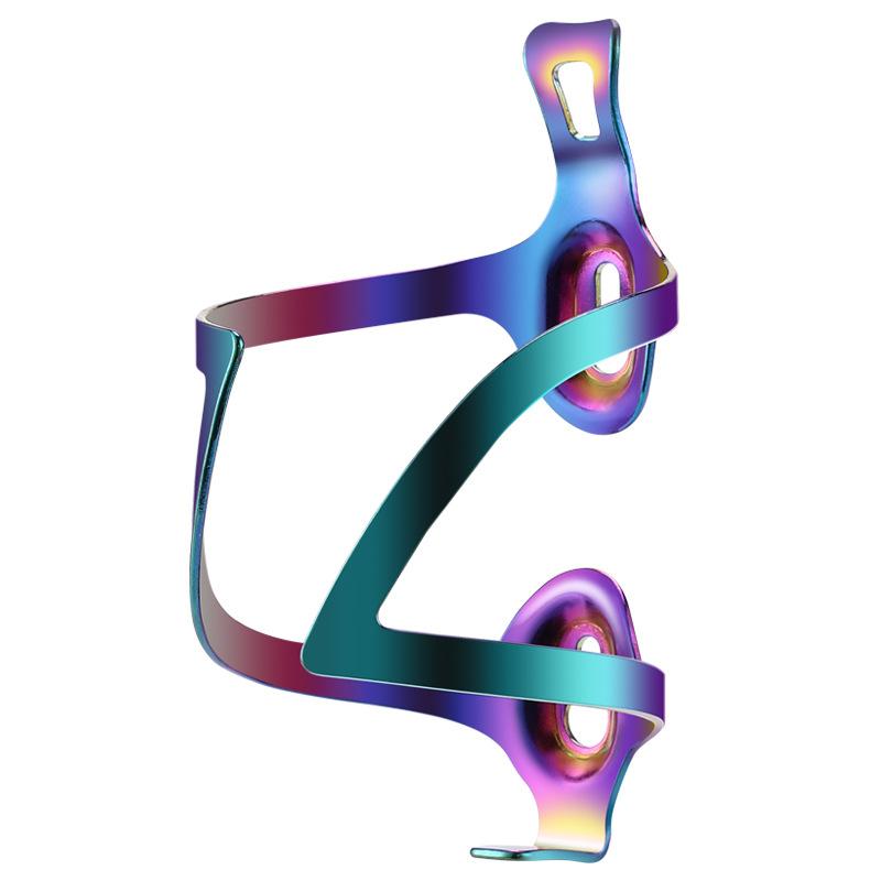 

Colorful Aluminum Alloy Ultralight Anti-Slip Bottle Cage Mountain Bike Road Bike Universal Gradient Anodized Cup Cage