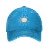 Rotary Dial Telephone Numbers Baseball Cap Unstructured Unisex Women Retro Phone Distressed Washed Sun Cap Workouts Adjustable Hats