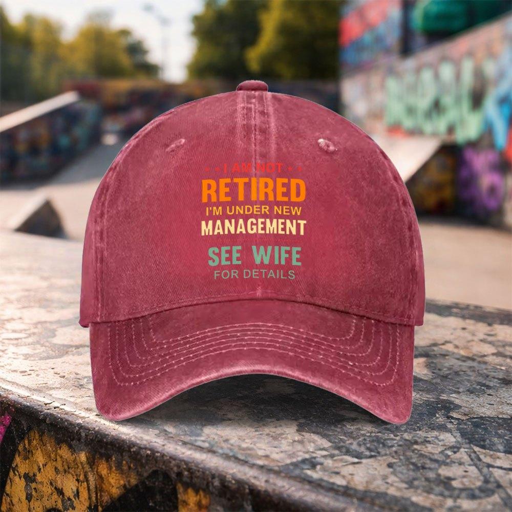 Funny RetireUnisext Cap with Slogans  Washed Duckbill Baseball Hat for Unisex  Women Machine Washable Unisex Humorous Hat