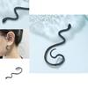 Stunning Long Snake Shaped Earrings No Piercing Required Fashionable Street Jewelry