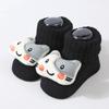 Niedliche Panda-Stricksocken für Kleinkinder, für alle vier Jahreszeiten, tragbar für Neugeborene, atmungsaktive, rutschfeste Kleinkindersocken