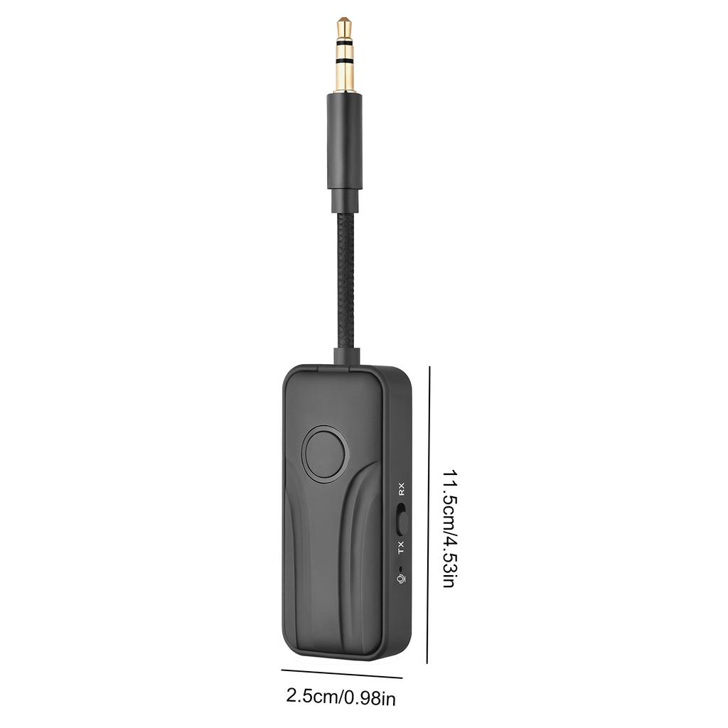 BT6.0 Wireless Receiver Transmitter Multifunctional 3.5mm Aux Audio Adapter Transceiver Adapters for Home Stereo/Wired Speaker