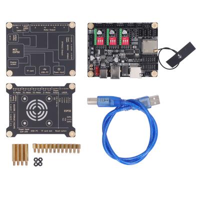 Lazer Kazıyıcı Kontrol Kartı MKS DLC32 V2.1 Çevrimdışı Kontrol 32bit WIFI Kazıma Makinesi