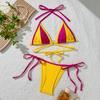 Fashionable Women's Split-Back Bikini Swimsuit Sportswear