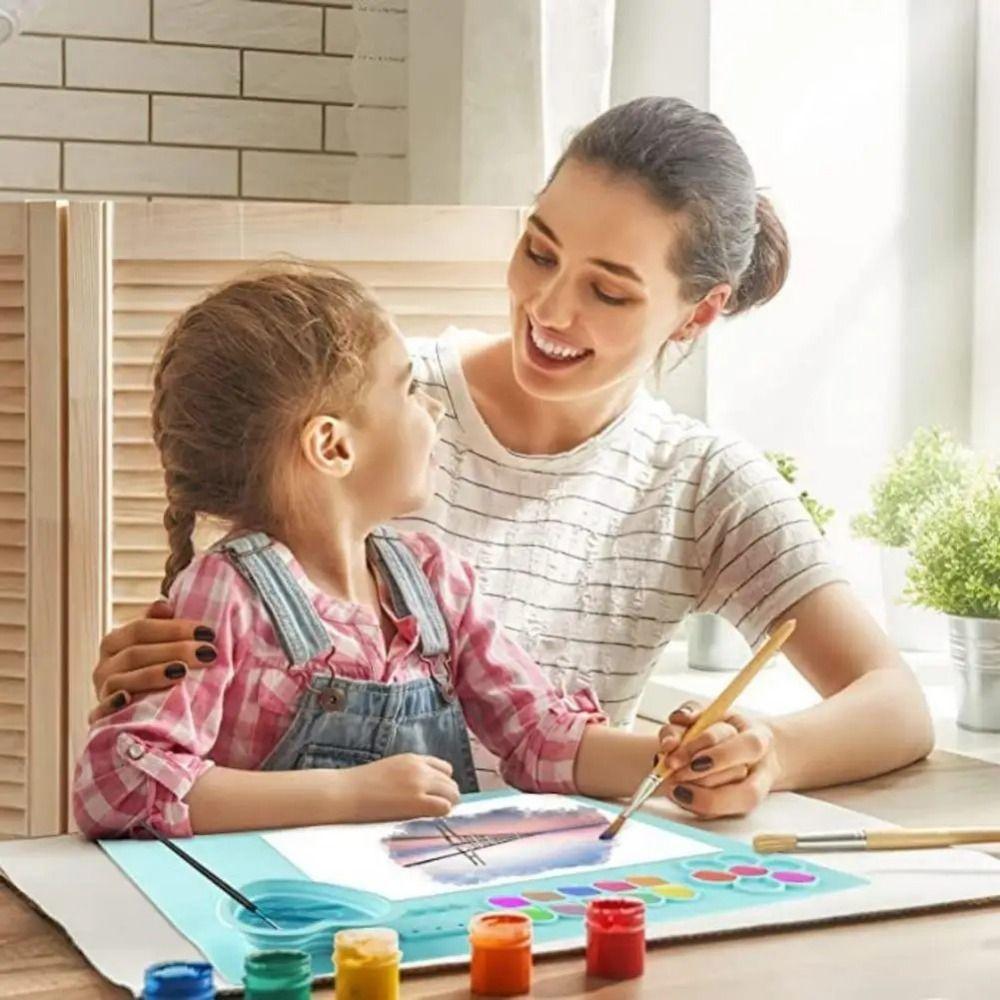 

Антипригарный художественный силиконовый коврик для творчества, коврик для рисования граффити, силиконовый коврик для рисования, подарки