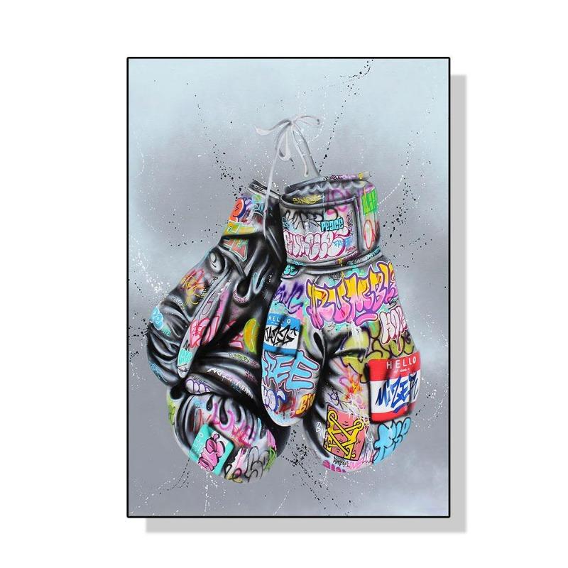 Street Graffiti Gesten Poster Leinwand Malerei Abstrakt Pop Wandgemälde für Wohnzimmer Schlafzimmer Dekoration Haus cuadros