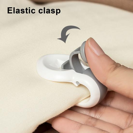 6Pcs Padded Comforter Clips Safe Locking Mini Size Simple Installation Duvet Clips Comforter Fasteners Set