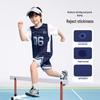 Boys' Quick-Dry Faux Two-Piece Basketball Set