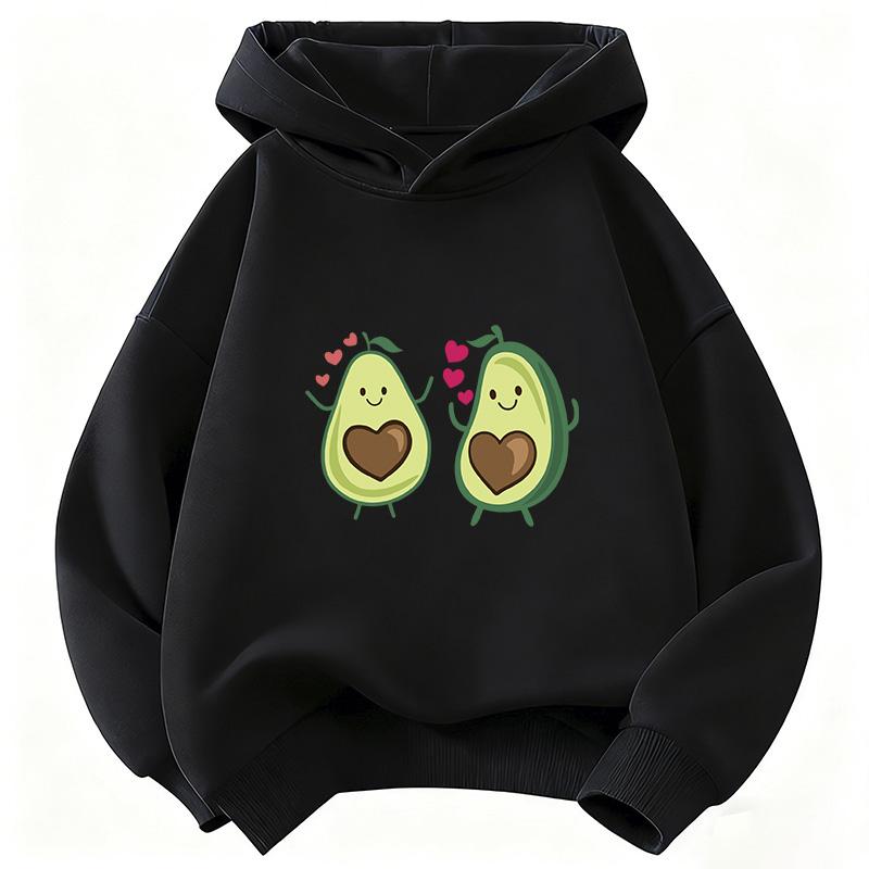 Cute Avocado Hoodie Kids Avocado Children's Sweatshirt Cute Harajuku Hoody for Boys Girls Autumn Winter Casual Hoodies