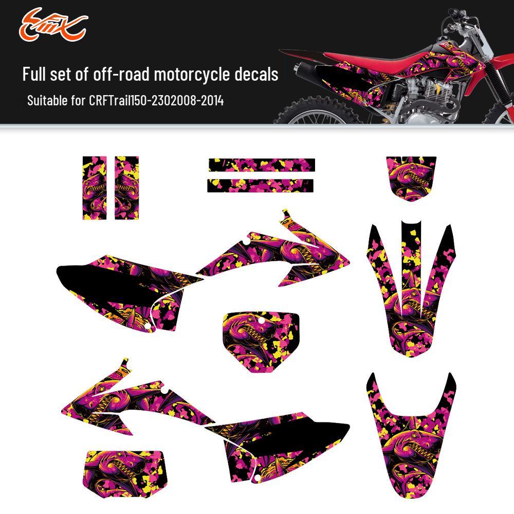CRF Trail 150-230 Offroad-Motorradaufkleber (2008–2014)