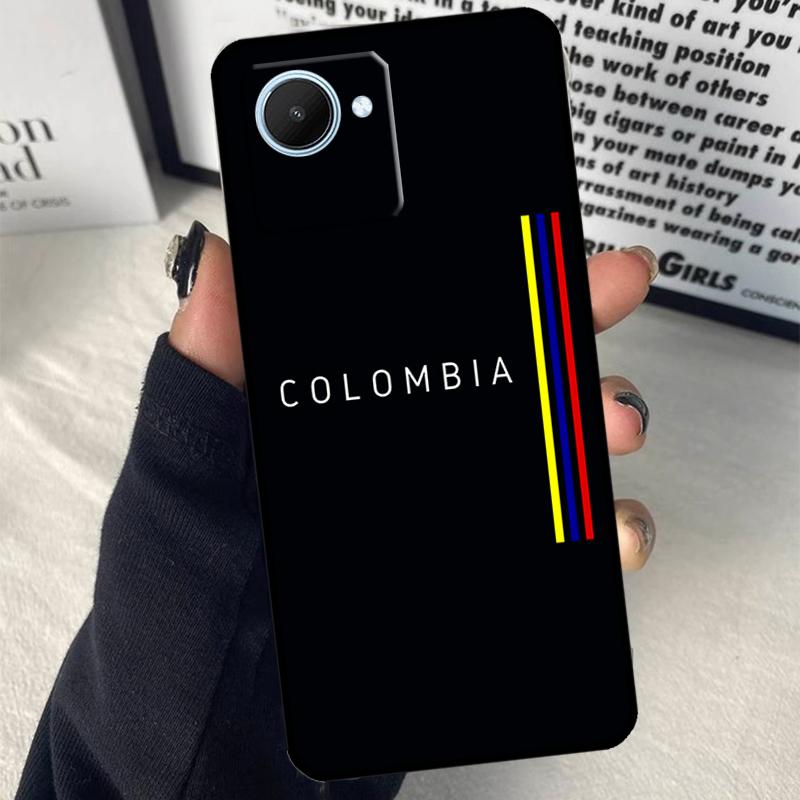 

Colombia Flag For Realme C75 C55 C71 C61 C53 C33 C63 C51 C65 C67 11 12 13 14 15 Pro Plus GT6 GT7 Pro Case Realme C65 4G