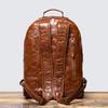 Best-Selling Men'S Leather Backpack Vegetable Tanned Leather 15 Inch Computer Backpack Cowhide Hand Grab Travel Backpack
