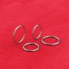 Nose Ring Piercing G23 ASTM F136 Titanium Clicker Ear Cartilage Earring Helix Septum Rings Body Jewelry
