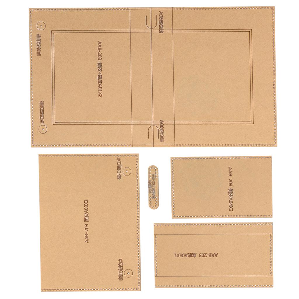 DIY Acrylic Stencil Template Leather Pattern Shoulder Messenger Bag Making Tool AAB-203