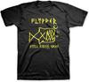 Flipper Still Rules Okay Album Cover Kurzarm Schwarz Alle Größen T-Shirt AG2587 Unisex T-Shirt