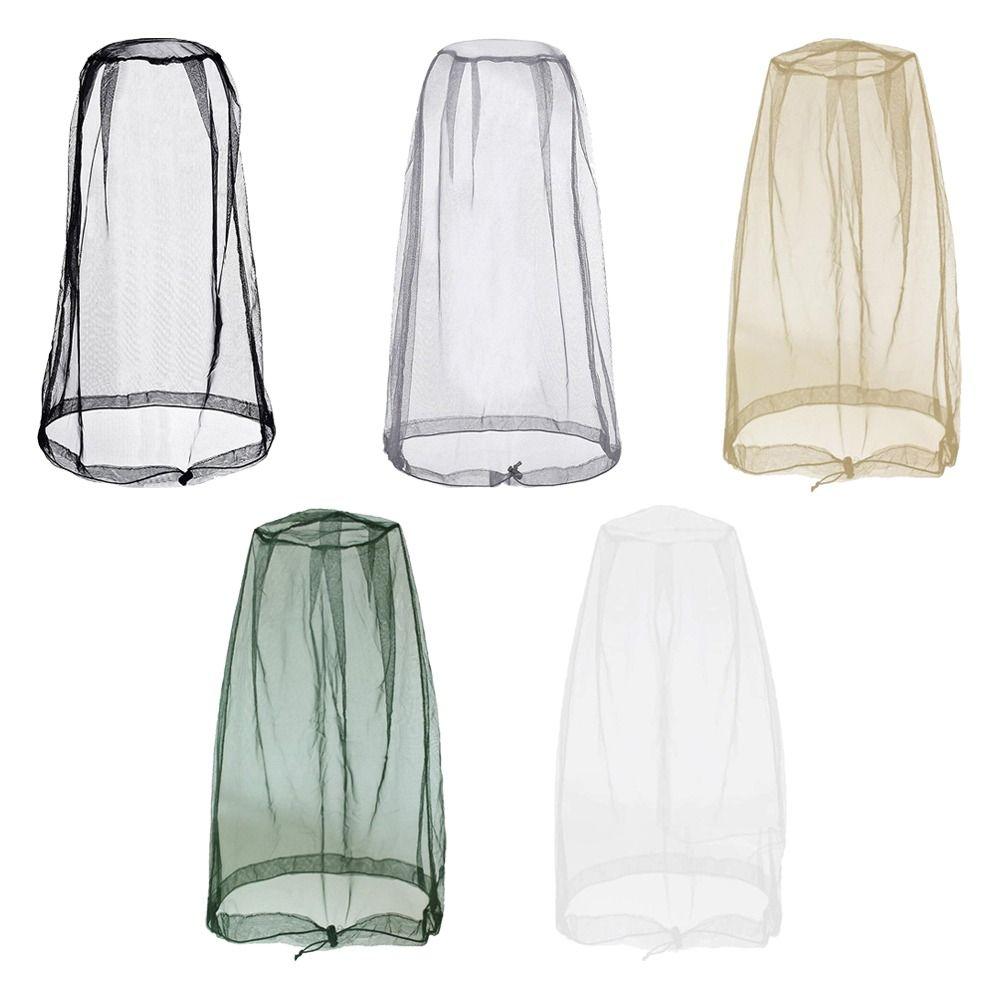 Lightweight Hat Net Cover Mesh Anti-mosquito Cover Gardening Hat Insect-Proof Hat  Fishing