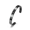 Titanium Steel Jewelry Nordic Viking Text Open Bracelet Viking Totem Mens and Womens Bracelet Handpiece