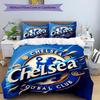 3pcs Duvet Cover Set (1*Duvet Cover + 2*Pillowcase, Without Core),football club.C Print Bedding Set, Bedroom Decor, All‑Season, Birthday Gift