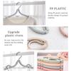 1-11pc Travel Foldable Hangers Portable Clothes Hanging Rack Space Saving Ultra Light Clothes Hanger Random Color Home Rack