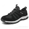 Hiking shoes platform sole lightweight low top lace drain hole lightweight mesh shoes non-slip breathable sneakers